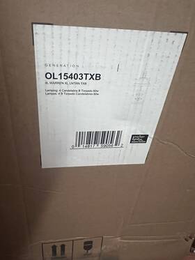 Ol15403txb Generation Lighting Outdoor Sconces 12ftft Large 4-light Textured Black