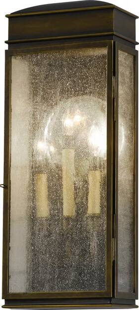 Ol7402astb Generation Lighting Feiss Whitaker 3 - Light Wall Lantern