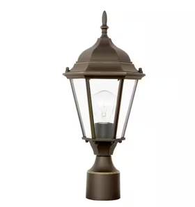 1006467725 Generational Lighting Bakersville 7.875 Inch 1-light Antique Bronze Traditional Outdoor Post Top Lanter