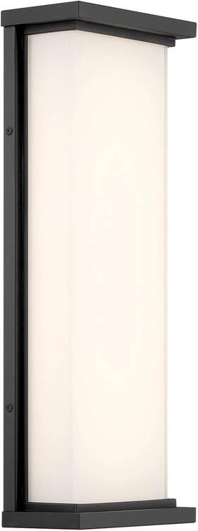 George Kovacs P5562-066-l - Caption Led Outdoor Wall Mount In Sand Coal