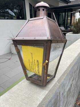Gt18 Georgetown Gas Lantern 18 Inch