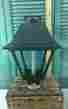 Glm-300 The Camplighter Lamplighter Black Gas Lamp Sg-dmi With Glass And Pole
