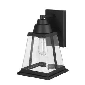 44865 Globe Electric Donahue Matte Black Farmhouse Indoor/outdoor 1-light Wall Sconce