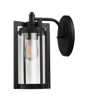 44313 Globe Electric Theo 12.4 Inch 1-light Bronze Outdoor Wall Lantern Sconce
