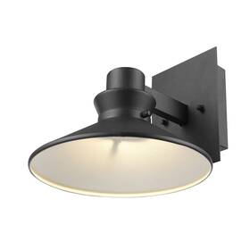 44686 Globe Electric Harris 8 Inch Tall Led Wall Sconce - Black