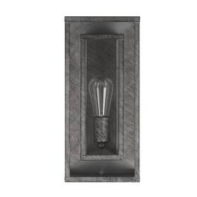44889 Globe Electric Montague Brushed Grey Vintage Outdoor 1-light Wall Sconce