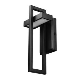 91005247 Globe Electric 400 Lumens Matte Black Outdoor Hardwired Weather Resistant Wall