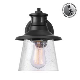 91007495 Globe Electric Juno 10 Inch Tall Outdoor Wall Sconce - Black