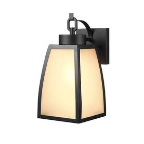 91011571 Globe Electric 13 Inch Tall Led Outdoor Wall Sconce - Black 91011571 Globe Electric 13 Inch Tall Led Outdoor Wall Sconce - Black