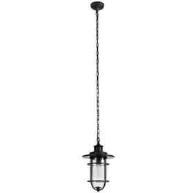 44310 Globe Electric Turner 1-light Black Outdoor Hanging Wall Lantern Sconce