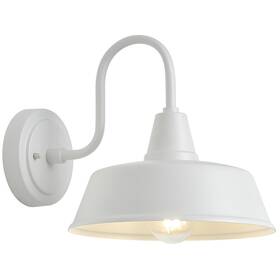 Lm2206-wh Goalplus 10 Inch Gooseneck Outdoor Wall Light Fixtures For Barn White Exterior Farmho