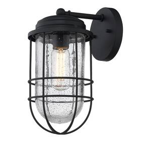 9808-owm Golden Lighting Seaport 12 Inch Tall Outdoor Wall Sconce - Natural Black / 9808-owm Golden Lighting Seaport 12 Inch Tall Outdoor Wall Sconce - Natural Black /