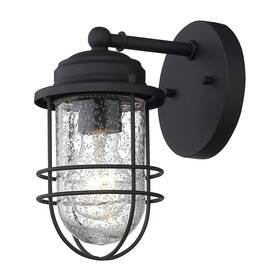 9808-ows Golden Lighting Seaport 9 Inch Tall Outdoor Wall Sconce - Natural Black / 9808-ows Golden Lighting Seaport 9 Inch Tall Outdoor Wall Sconce - Natural Black /