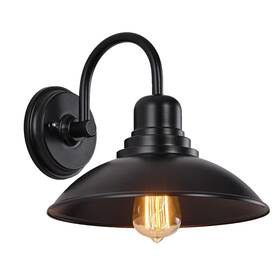 Goldhill 755534079724 Black Gooseneck Outdoor Barn Light Farmhouse Vanity Lights With E26 Based So