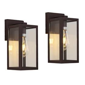 W00050 Goldhill 2 Pack Oil Rubbed Bronze Outdoor Porch Lights Wall Mount Waterproof Out