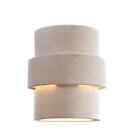 29838 Good Lumens By Madison Avenue White Ceramic Outdoor Wall Mount Pocket Lantern