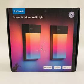 Ac-48403 Govee Outdoor Wall Light 2 Pack 1500lm Smart Rgbic Sealed