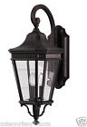 Ol5402gbz Grecian Cotswold Murray 3-light Lane Wall Exterior Bronze Sconce Feiss