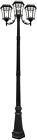 Gs-94b-t Gama Sonic Victorian Bulb Series Black Integrated Led 0853153005749