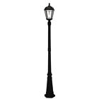 Gs-98b-s-blk Gama Sonic Royal Solar Powered Led Post Light