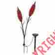Gx-2445-red Snapdragon Trendscape Outdoor Led Solar Light Garden Accent Snap Dragon Red