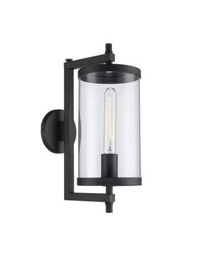1009734537 Hampton Bay Lisbon 15.88 Inch 1-light Black Outdoor Wall Light Fixture With Glass 1009734537 Hampton Bay Lisbon 15.88 Inch 1-light Black Outdoor Wall Light Fixture With Glass