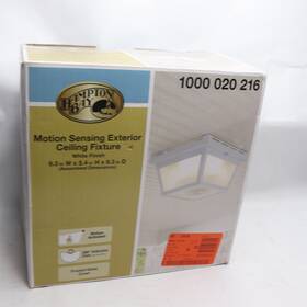 4331030964 Hampton Bay Motion Activated Decorative Light White 120 Vac 25 W