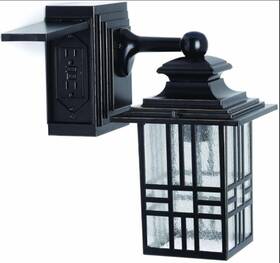 470410 Hampton Bay Exterior Wall Lantern With Gfci Outlet 470410 Hampton Bay Exterior Wall Lantern With Gfci Outlet
