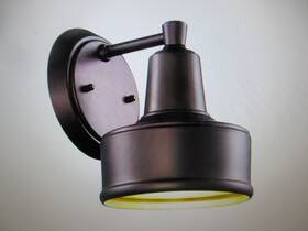 51320bz Hampton Bay Bel Air Lighting Channing 1-light Small Bronze Barn Farmhouse Outdoor Wall Light