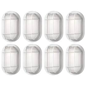 Hampton Bay 849489075495 Nautical Oval White Led Outdoor Bulkhead Light Frosted Glass Lens Hampton Bay 849489075495 Nautical Oval White Led Outdoor Bulkhead Light Frosted Glass Lens