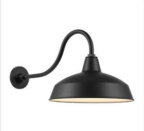 Hampton Bay 940500322551 Easton 14 Inch Outdoor Wall Light Matte Black Barn Lantern Sconce Hampton Bay 940500322551 Easton 14 Inch Outdoor Wall Light Matte Black Barn Lantern Sconce