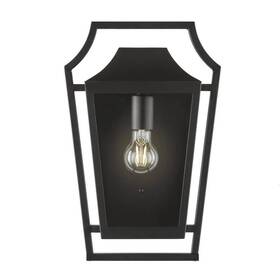 Hb7099-43 Hampton Bay Wall Sconce 16 Inch 1-light Modern Outdoor Line Voltage Matte Black