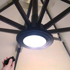 Happetite 720168875219 Umbrella Lights With Remote Black - Cool White 6000k Happetite 720168875219 Umbrella Lights With Remote Black - Cool White 6000k