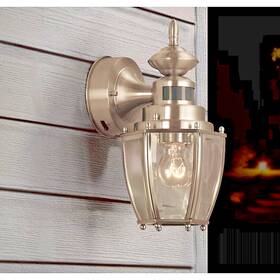 0314224 Harbor Breeze 1-light 11.75-in H Brushed Nickel Motion Sensor Dusk To Dawn 0314224 Harbor Breeze 1-light 11.75-in H Brushed Nickel Motion Sensor Dusk To Dawn