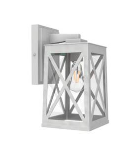 4145468 Harbor Breeze St. Joseph Outdoor Matte White Hardwired 1-light Wall Lantern 13in