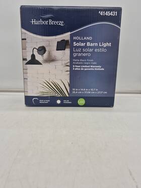 Upc845473054316 Harbor Breeze 845473054316 Solar Barn Light 10.63-in Black Outdoor Wall Upc845473054316 Harbor Breeze 845473054316 Solar Barn Light 10.63-in Black Outdoor Wall