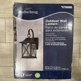 Harbor Breeze 851776003609 8.9-in Led Outdoor Wall Light Harbor Breeze 851776003609 8.9-in Led Outdoor Wall Light