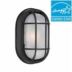 Hb8822led-05 Hampton Bay Black Outdoor Led Wall Lantern 46335981164