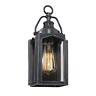 Hd-1511-i Home Decorators Collection Charred Iron Small Outdoor Wall Mount Lantern