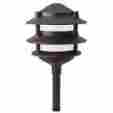 Hd38864bk Hampton Bay Low Voltage Led Black 3-tier Metal Path Light 627442083387
