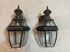 21746 Heathzenith Secure Home 1-light 14.5-in H Antique Silver Motion Sensor Outdoor Wall Light