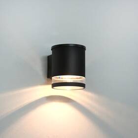 Hlsl002khs Hfvlite Solar Wall Light Outdoor Aluminum Dusk To Dawn Powered Garden Lamp Ip54