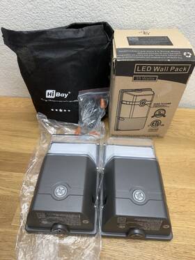 Hibay 445024928924 Led Wall Pack Light With Dusk To Dawn Photocell Sensor 5000k 4750lm Outdoor Hibay 445024928924 Led Wall Pack Light With Dusk To Dawn Photocell Sensor 5000k 4750lm Outdoor