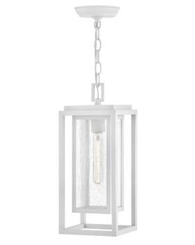 1002tw Hinkley Textured White Led Hanging Lantern From The Republic Collection