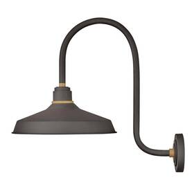10473mr Hinkley Foundry Large 1-light Museum Bronze Outdoor Wall Sconce