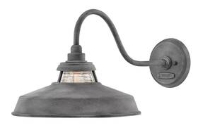 1195dz Hinkley Aged Zinc Led Outdoor Lantern From The Troyer Collection
