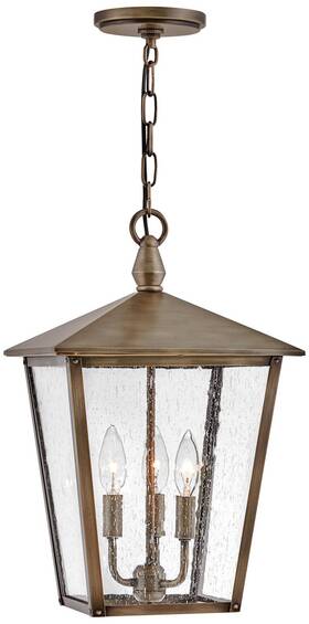 14062bu Hinkley Huntersfield 17 3/4 Inch High Bronze Outdoor Hanging Light