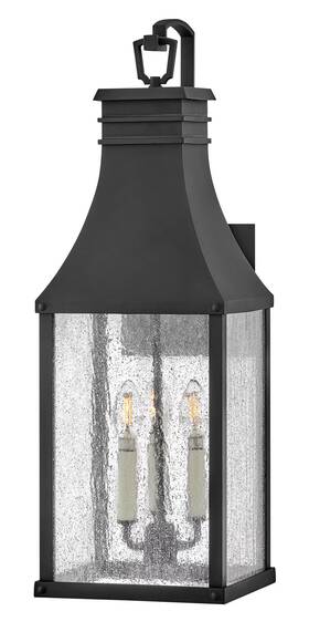 17465mb Hinkley Museum Black Led Wall Mount From The Beacon Hill Collection