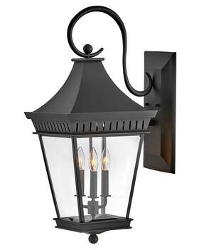 27094mb Hinkley Museum Black Led Wall Mount From The Chapel Hill Collection