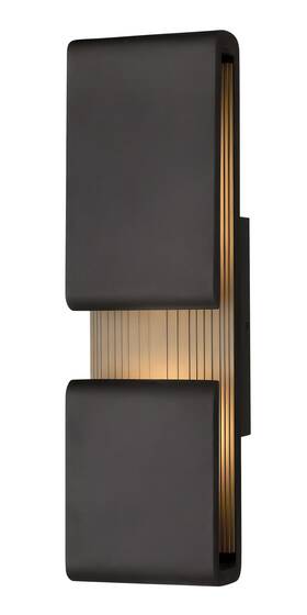 2815bk Hinkley Black Led Outdoor Lantern From The Contour Collection